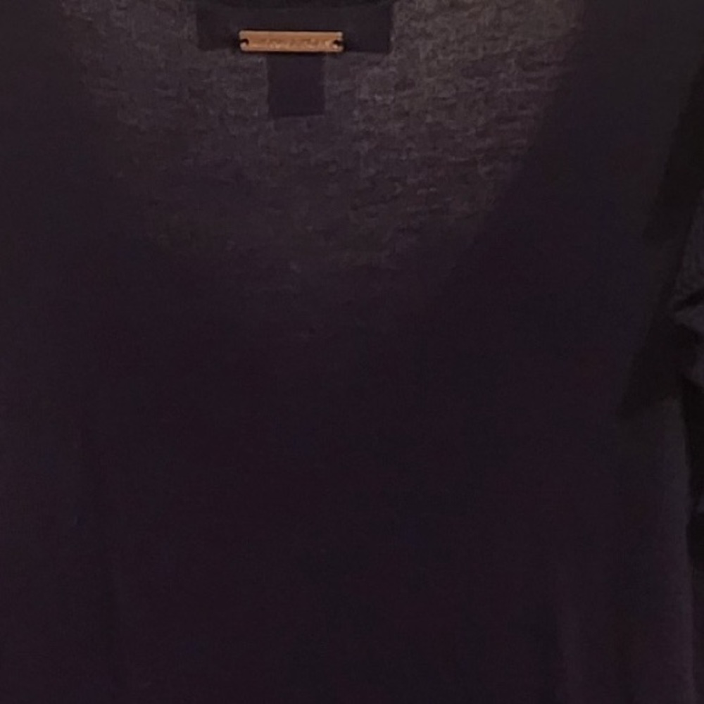 Michael Kors shoulder out sweater- navy blue, size M